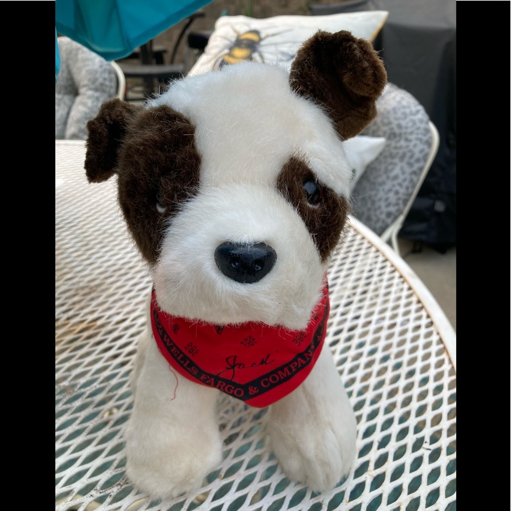 Vintage 1990 Wells Fargo stuffed animal JACK
